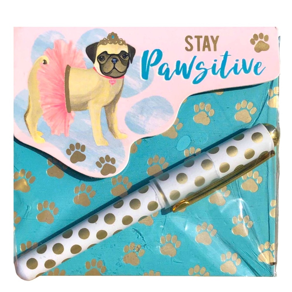 Lady 95765 Jayne Pawsitive Pug Matchbook w/Pen (14426)